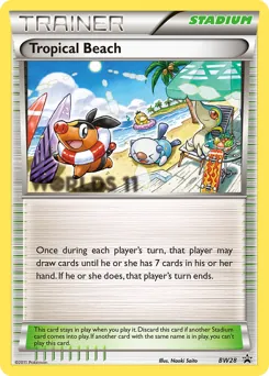 BW Black Star Promos Tropical Beach Pokémon card